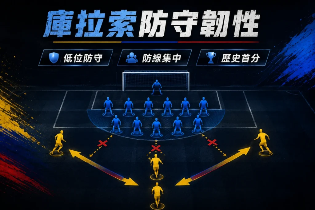 庫拉索對厄瓜多展現防守韌性，靠低位防守與門將表現守住平局。